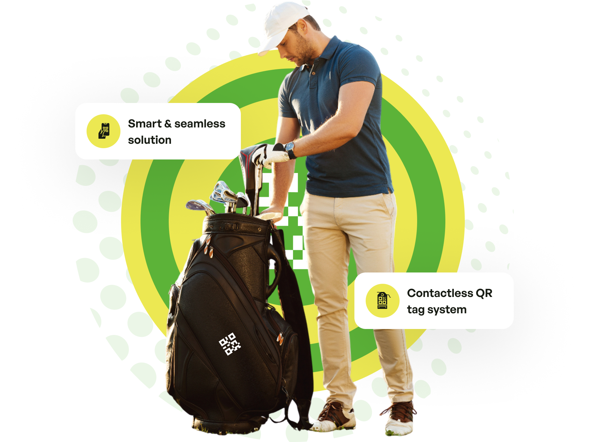Contactless QR tag system